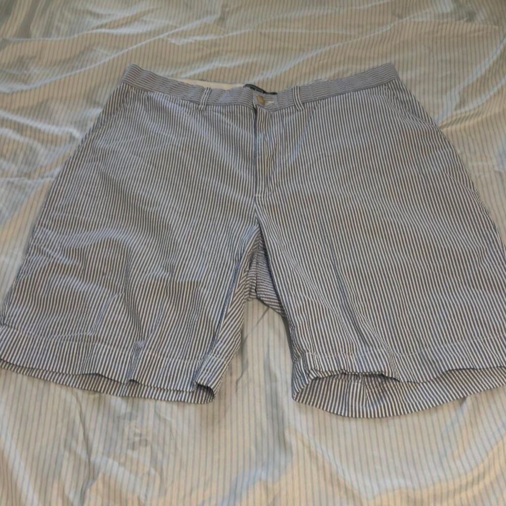 Ralph Lauren blue & white striped shorts #preppy #summer 32x20